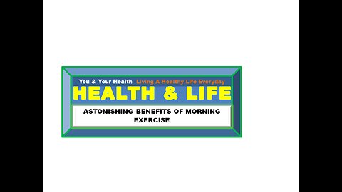 ASTONISHING BENEFITS OF MORNING EXERCISE