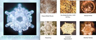 🔵💦❄️ Dr. Emoto's Water Experiments ▪️ Proving Positive Energy vs. Negative Energy in Water❗️ 🔥