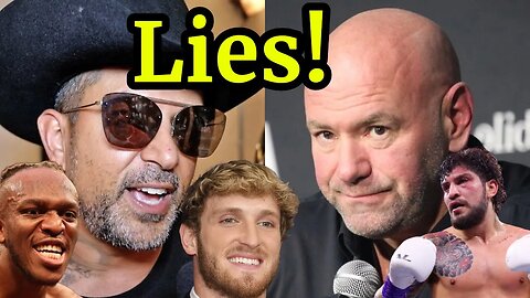 Dana White - Misfits Lied PPV Buys for Logan Paul KSI Danis & Mams Taylor Responds