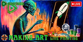 Live Painting - Making Art 7-27-24 - Night Time Art Time