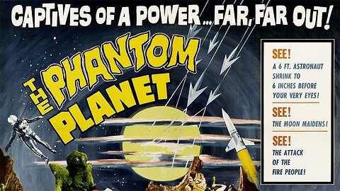 The Phantom Planet (1961) [Sci-Fi Space-Age Shocker] | Director: William Marshall; Cast: Stars: Dean Fredericks, Coleen Gray, Anthony Dexter. #JustForFun #SaturdayNightMovie