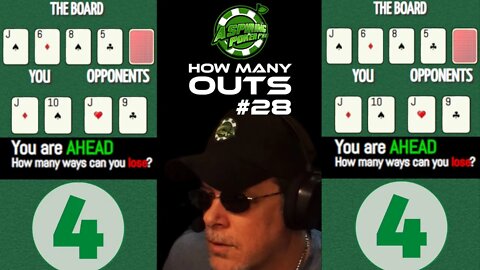 POKER OUTS QUIZ #28 #poker #howmanyouts #howtoplaypoker #games #quiz #pokerquiz