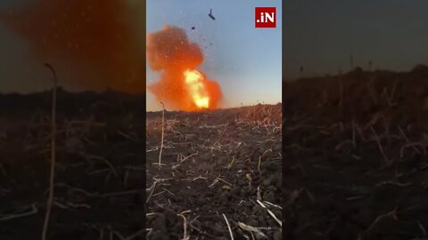 Russian Tank Blown Up 💥 #shorts