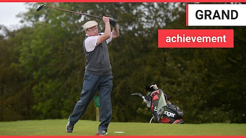 Grandfather scores his first ever hole-in-one