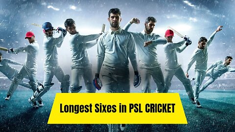 Top 5 Longest Sixes in PSL | Cricket History