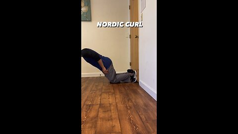 NordStick: Nordic Hamstring Curls At Home With a Door