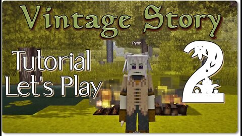 Vintage Story Tutorial Let's Play Episode 2: Firepit, Mushroom Foraging, Clay Forming, Pit Kilns