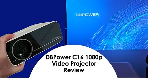 DBPower C16 1080p Video Projector Review: Autofocus, 4 Point Keystone, WiFi 6 & More!