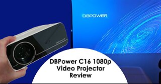 DBPower C16 1080p Video Projector Review: Autofocus, 4 Point Keystone, WiFi 6 & More!