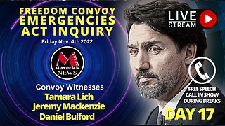 Freedom Convoy Emergencies Act Inquiry Livestream Tamara Lich, Jeremy Mackenzie & Daniel Bulford