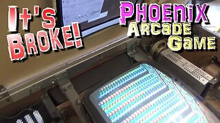 Repairing A 1981 Centuri PHOENIX Cocktail Arcade Game - PCB, Monitor, Sound, It's ALL BROKE!