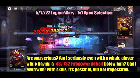 Contra Returns: 5/17/22 Legion Wars - 1v1 Open Selection