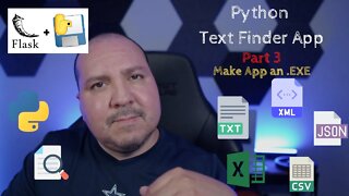 Python Text Finder App - Part 3 - Make App .EXE