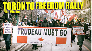 Toronto Freedom Rally -20c Wind Chill / Jan 20 2024