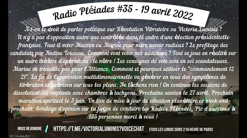 Radio Pléiades #35 - Nos non consignes de votes, fin de l'oppression multidimensionnelle