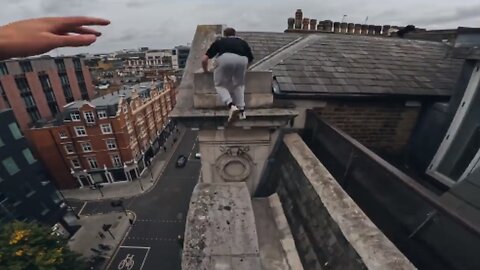 Storror London Rooftop Freerunning, Escape, Parkour POV Reaction
