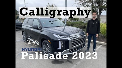 Extreme luxury on this 2023 Hyundai Palisade Calligraphy