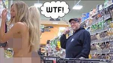 HOT GIRLS WALK Around IN PUBLIC NAKED!!