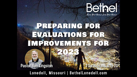 Preparing for Evaluations for Improvements for 2023