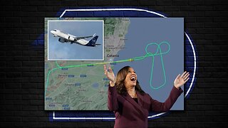 Frustrated Airline Pilot Draws C*ck & Balls In The Sky | Kamala Would Love It