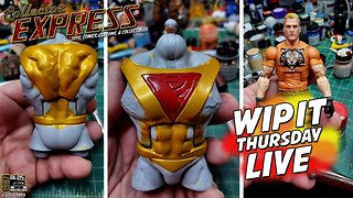 Customizing Action Figures - WIP IT Thursday Live - Episode #19 - Painting, Sculpting, and More!