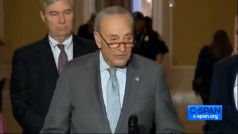 WATCH: Chuck Schumer wets his pants over Tucker showing the J6 videos