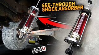 We make a transparent gas-charged shock absorber for a Lada