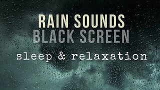 Thunderstorms sounds for sleep - with black screen