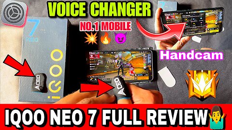 IQOO NEO 7 FULL REVIEW AFTER 6 MONTHS🔥 Iqoo Neo 7 GAMING settings + Voice Changer⚡ Sajan Gaming