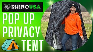 RHINO USA Pop Up Privacy Tent HOW TO