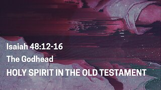 Holy Spirit In The Old Testament