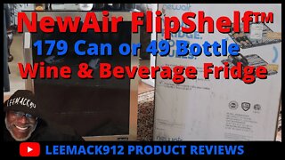 NewAir FlipShelf™ Freestanding Wine and Beverage Fridge | #leemack912 Product Reviews