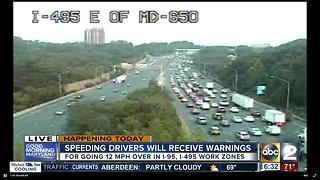 Warning period starts for speed cameras on I-95 & I-495