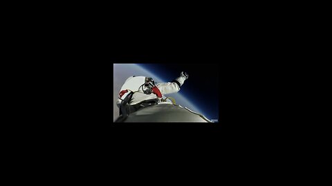 Jumping from space - red bull space dive - BBC