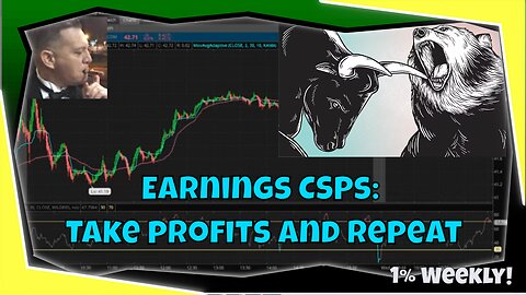 Cash secured puts on earnings: Taking profits and repeat