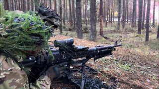 U.S. Army Paratroopers Conduct a Company Live-Fire Exercise