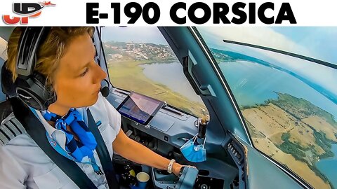 Piloting the TUI Embraer 190 to Corsica | TRAILER Cockpit Views