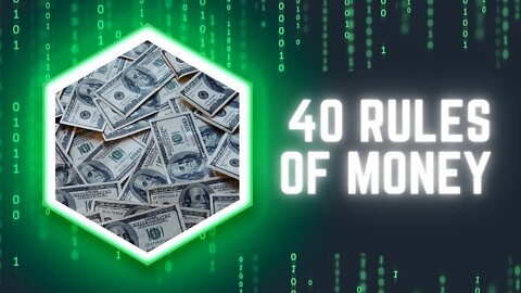 The 40 RULES of MONEY