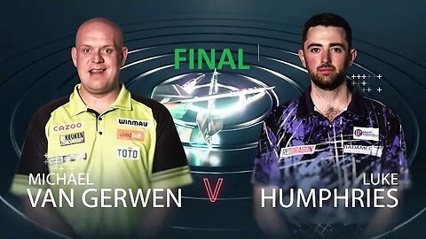 Live Darts: Luke Hunphries Vs Michael Van Gerwen. 2024 Betfred World Matchplay Final