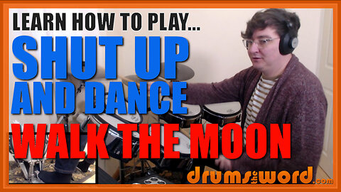★ Shut Up And Dance (Walk The Moon) ★ Drum Lesson PREVIEW | How To Play Song (Sean Waugaman)