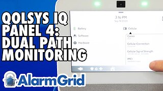 Qolsys IQ Panel 4: Using Dual Path Monitoring