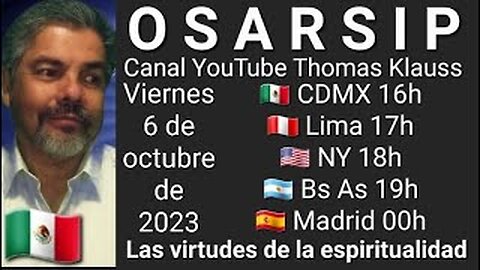 Las virtudes de la espiritualidad // Osarsip 🇲🇽 (6-10-23)