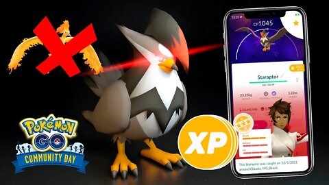 DICAS para o Dia da Comunidade do Starly! IMPERDÍVEL! STARAPTOR É MELHOR QUE O MOLTRES! Pokémon GO