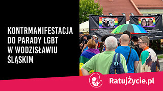 Kontrmanifestacja do parady LGBT w Wodzisławiu Śląskim