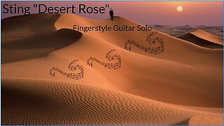 Sting "Desert Rose" Fingerstyle Guitar Solo (Remastered)