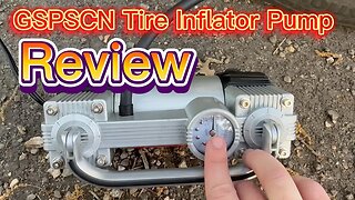 GSPSCN Silver Tire Inflator Pump Review