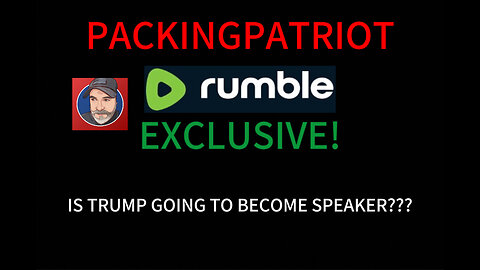 EXCLUSIVE | (MUST WATCH) Is Trump Going to Become Speaker??