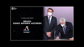 Brazil Officialy Signs Artemis Accords | TLP Flash Update #shorts