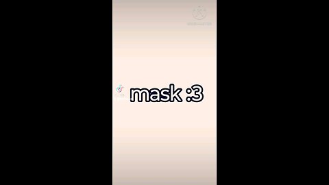 I made a mask :3