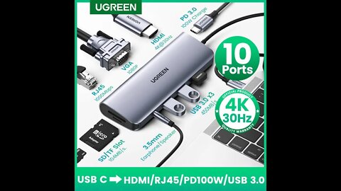 Ugreen hub usb c hub hdmi adaptador 4k usb